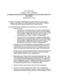 Ordinance 125-24 Bed and Breakfast